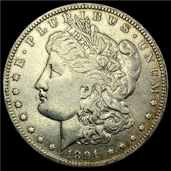1891-S Silver Morgan Dollar LIGHTLY CIRCULATED