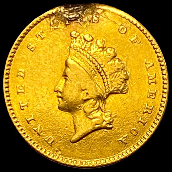1854 Gold $1 Indian Head Type 1 HIGH GRADE
