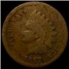 Image 1 : 1867 67/67 Indian Head Cent NICELY CIRCULATED