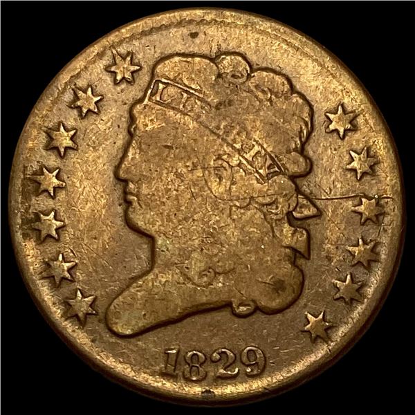 1829 Classic Head Half Cent NICELY CIRCULATED