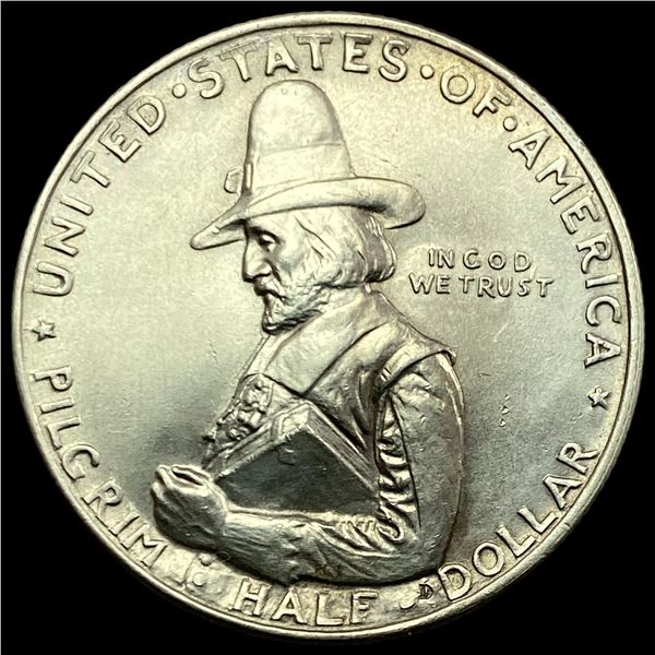 1920 Silver Half Dollar Pilgrim Tercentenary UNCIRCULATED