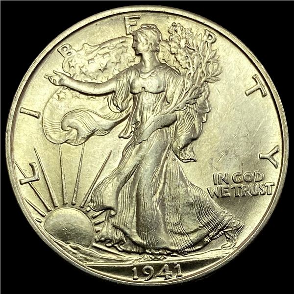 1941-D Silver Half Dollar CHOICE BU
