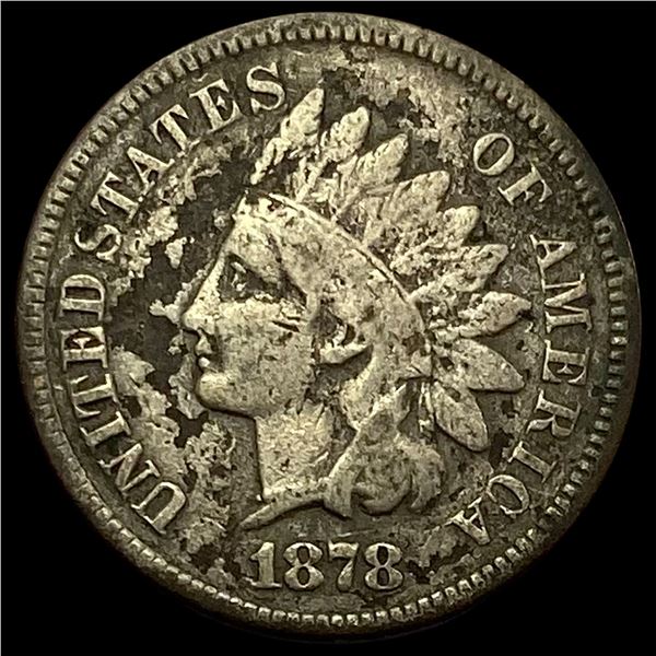 1878 Indian Head Cent NICELY CIRCULATED