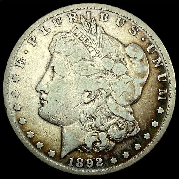 1892-CC Silver Morgan Dollar LIGHTLY CIRCULATED