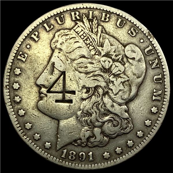 1891-CC Silver Morgan Dollar HIGH GRADE