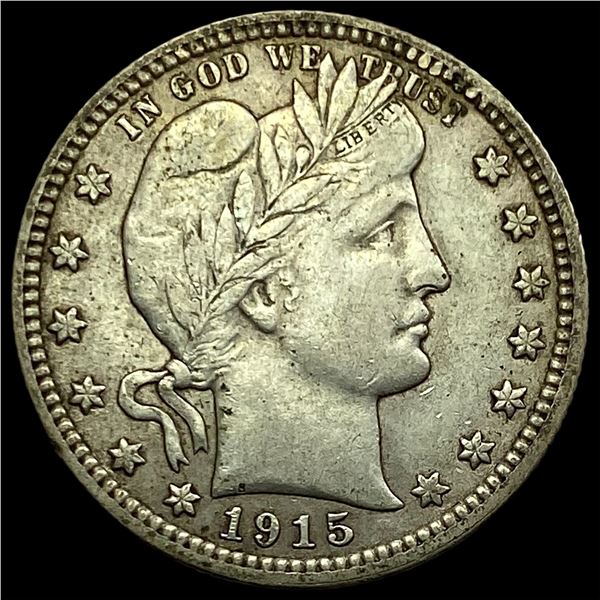1915 Barber Silver Quarter HIGH GRADE