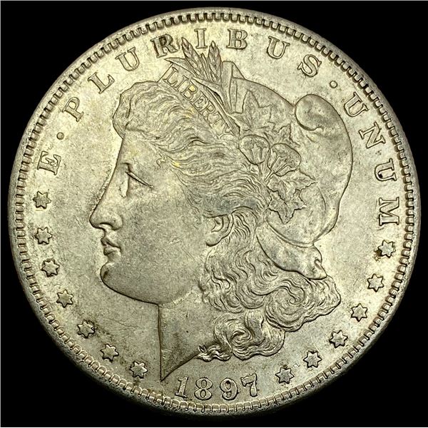 1897-S Silver Morgan Dollar CLOSELY UNCIRCULATED