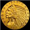 Image 1 : 1911-S Indian Head Half Eagle $5 Gold CLOSELY UNCIRCULATED
