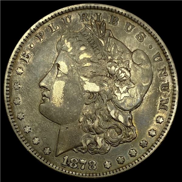 1878 8TF Silver Morgan Dollar NEARLY UNCIRCULATED