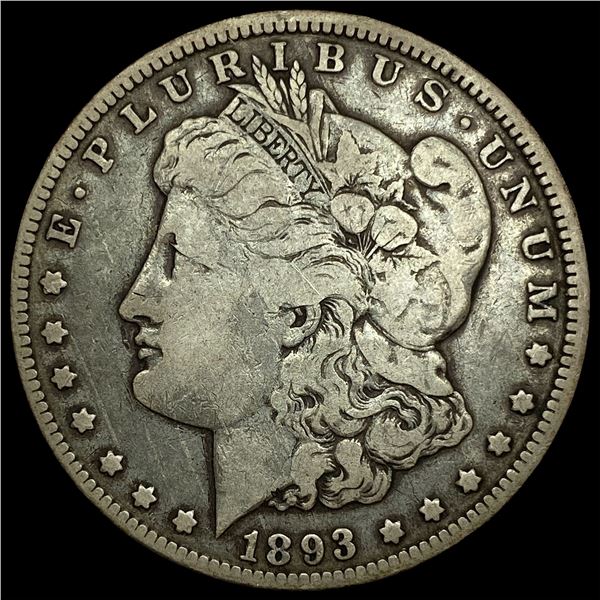 1893-O Silver Morgan Dollar LIGHTLY CIRCULATED