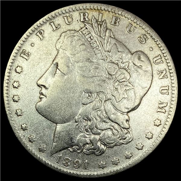 1891-O Silver Morgan Dollar NEARLY UNCIRCULATED