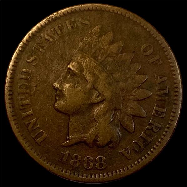 1868 Indian Head Cent LIGHTLY CIRCULATED