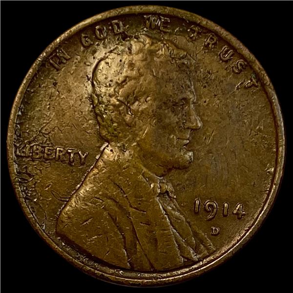 1914-D Lincoln Wheat Cent HIGH GRADE