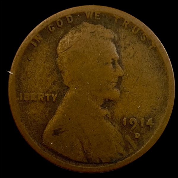 1914-D Lincoln Wheat Cent NICELY CIRCULATED