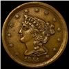 Image 1 : 1855 Braided Hair Half Cent CLOSELY UNCIRCULATED