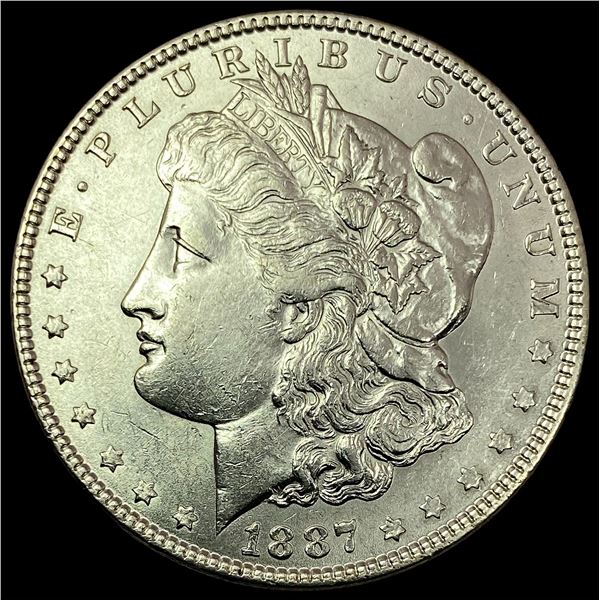 1887 Morgan Silver Dollar CHOICE AU