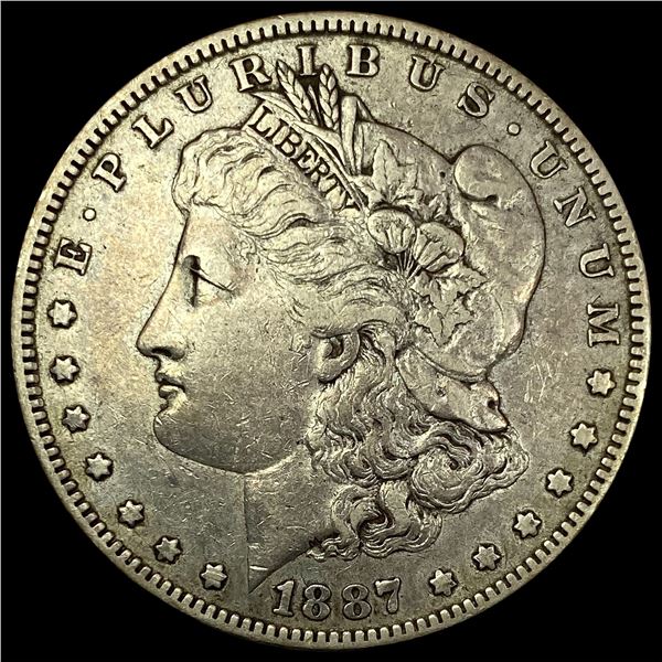 1887-S Silver Morgan Dollar NEARLY UNCIRCULATED