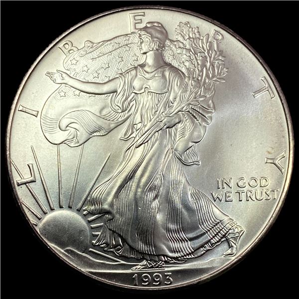 1993 Silver American Eagle $1 SUPERB GEM BU