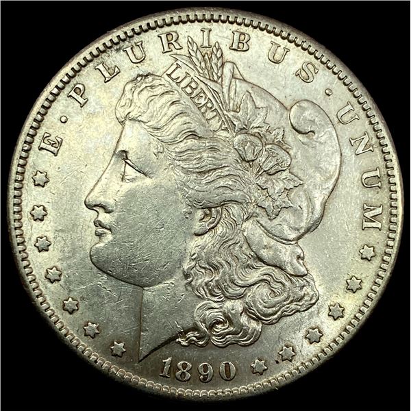 1890-S Silver Morgan Dollar CLOSE UNC