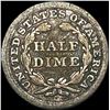 Image 2 : 1856 Seated Liberty Half Dime NICELY CIRCULATED