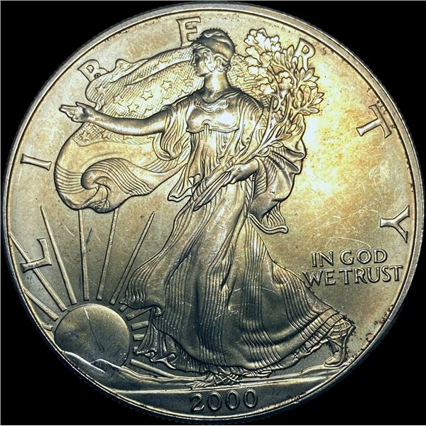 2000 1 oz Silver American Eagle $1 SUPERB GEM BU