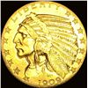 Image 1 : 1909 Indian Head $5 Gold Half Eagle UNCIRCULATED