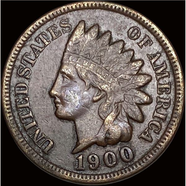1900 Indian Head Cent NEARLY UNCIRCULATED