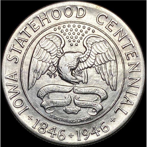 1946 Iowa Commemorative Half Dollar UNC