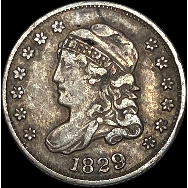 1829 Capped Bust Half Dime NEARLY UNCIRCULATED