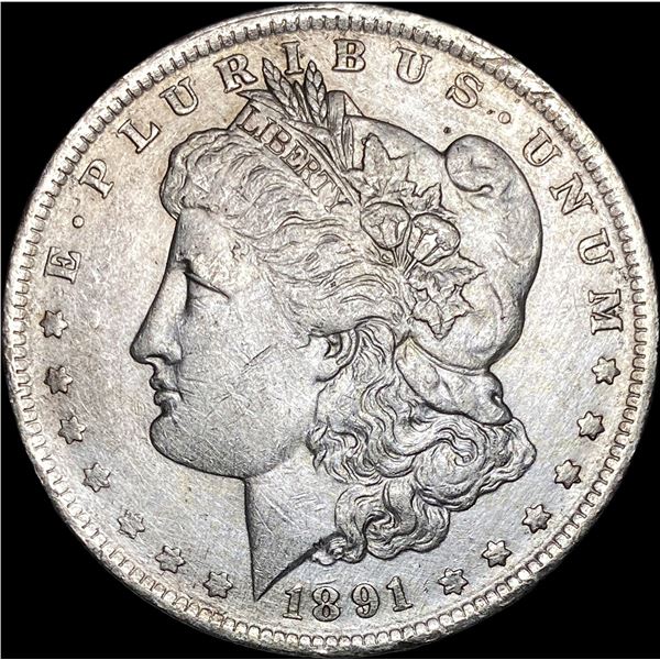 1891-S Silver Morgan Dollar LIGHTLY CIRCULATED