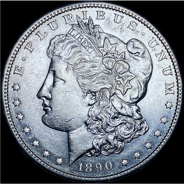 1890-S Silver Morgan Dollar CHOICE AU