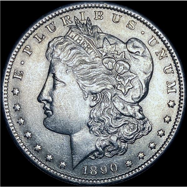 1890-S Silver Morgan Dollar CHOICE AU