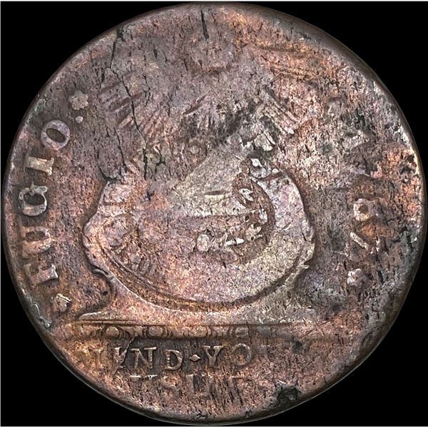 1787 Fugio Cent "States United" variety. NICELY CIRCULATED