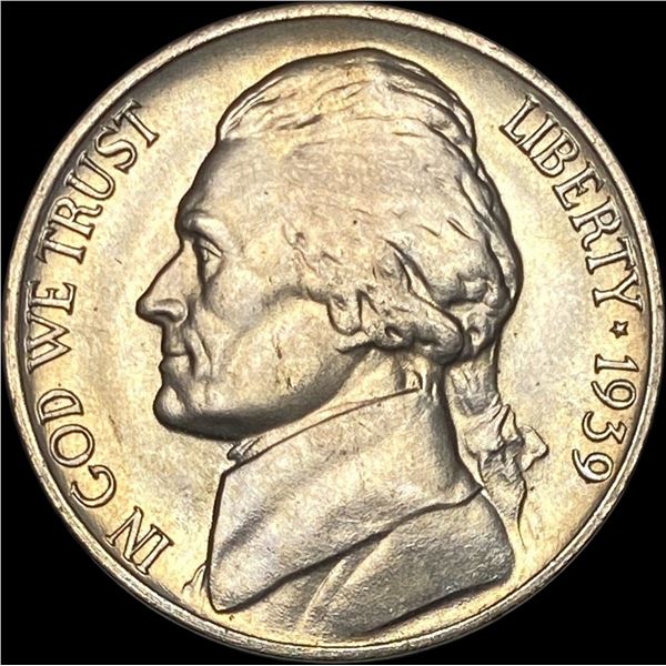 1939-D Rev 40 Jefferson Nickel CHOICE BU