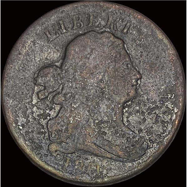 1800 Copper Half Cent NICELY CIRCULATED