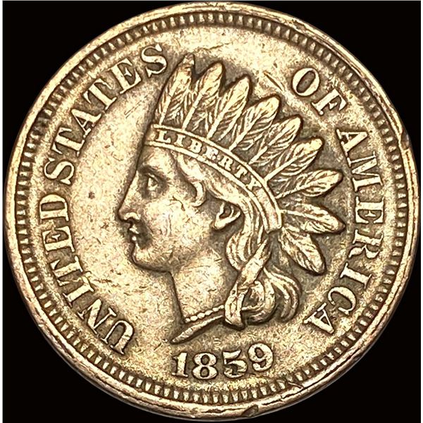 1859 Indian Head Cent NEARLY UNCIRCULATED
