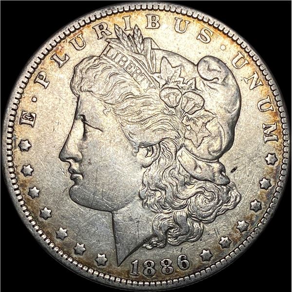 1886-O Silver Morgan Dollar NEARLY UNCIRCULATED