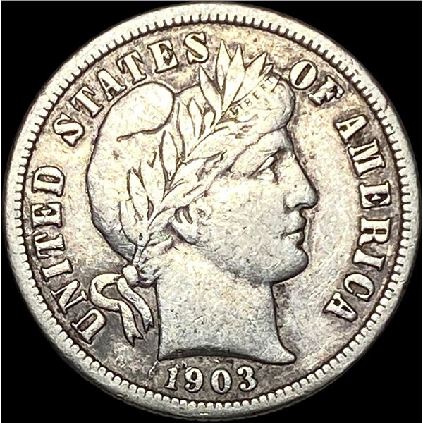 1903-O Silver Barber Dime LIGHTLY CIRCULATED