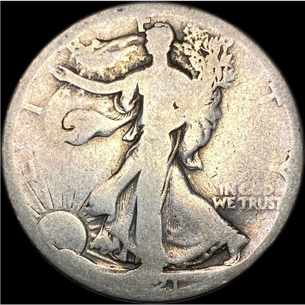 1921-S Silver Walking Liberty Half Dollar NICELY CIRCULATED