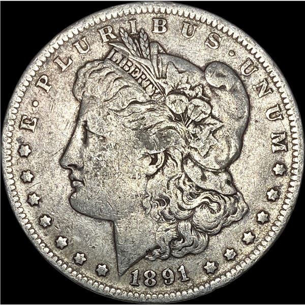 1891-O Silver Morgan Dollar LIGHTLY CIRCULATED