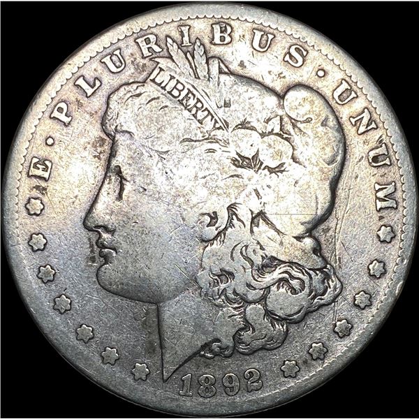 1892-S Silver Morgan Dollar NICELY CIRCULATED