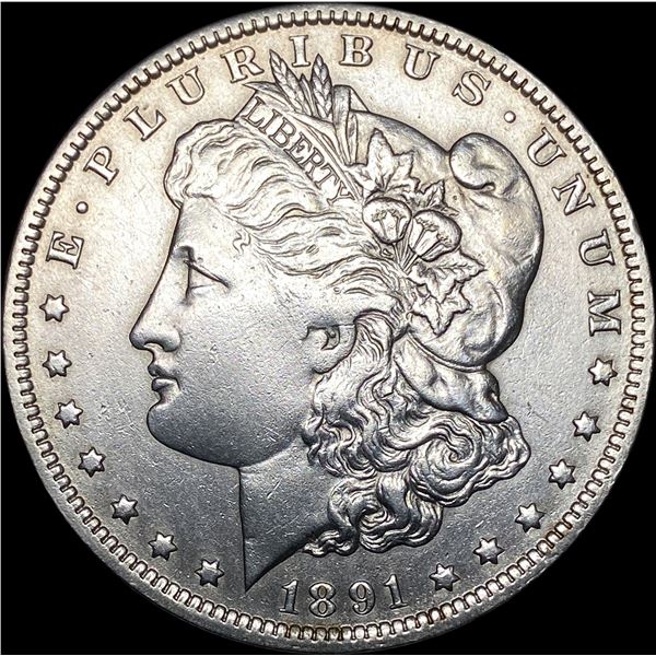 1891-S Silver Morgan Dollar CLOSELY UNCIRCULATED