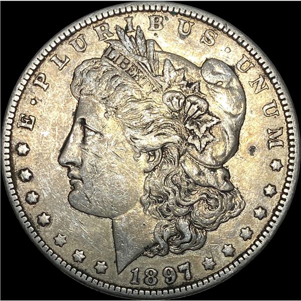 1897-O Silver Morgan Dollar NEARLY UNCIRCULATED