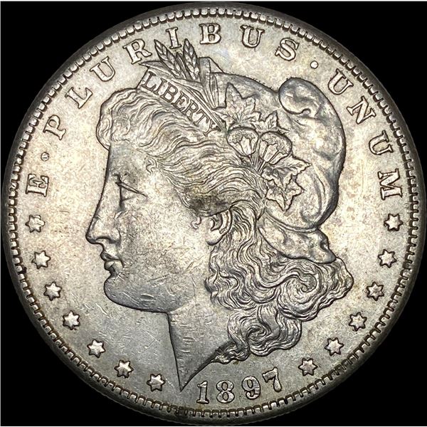 1897-S Silver Morgan Dollar CLOSELY UNCIRCULATED