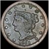 1851 Braided Hair Half Cent LIGHTLY CIRCULATED