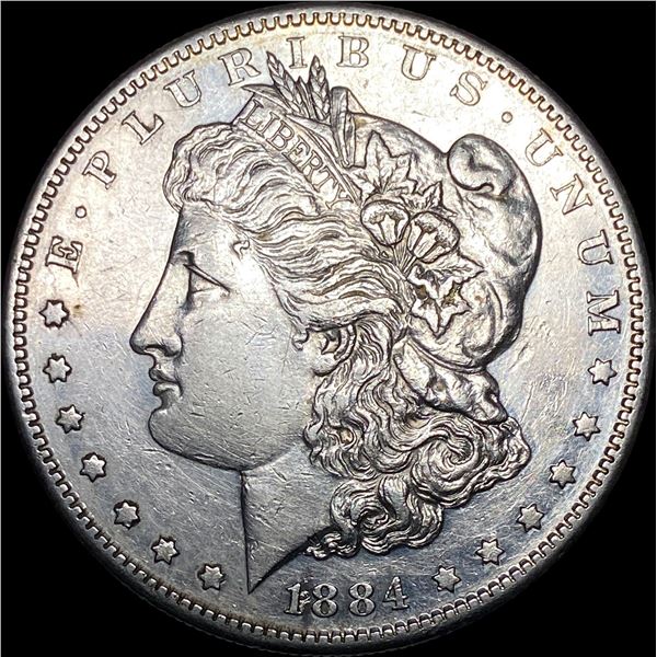 1884-S Silver Morgan Dollar CLOSELY UNCIRCULATED