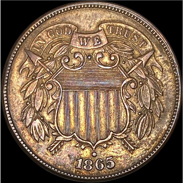 1865 Bronze Two-Cent Piece UNCIRCULATED