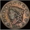 Image 1 : 1834 Coronet Head Large Cent NICELY CIRCULATED