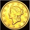1850-C Gold $1 Liberty Head LIGHTLY CIRCULATED