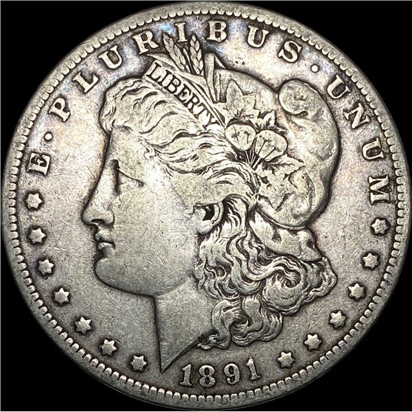 1891-O Silver Morgan Dollar LIGHTLY CIRCULATED